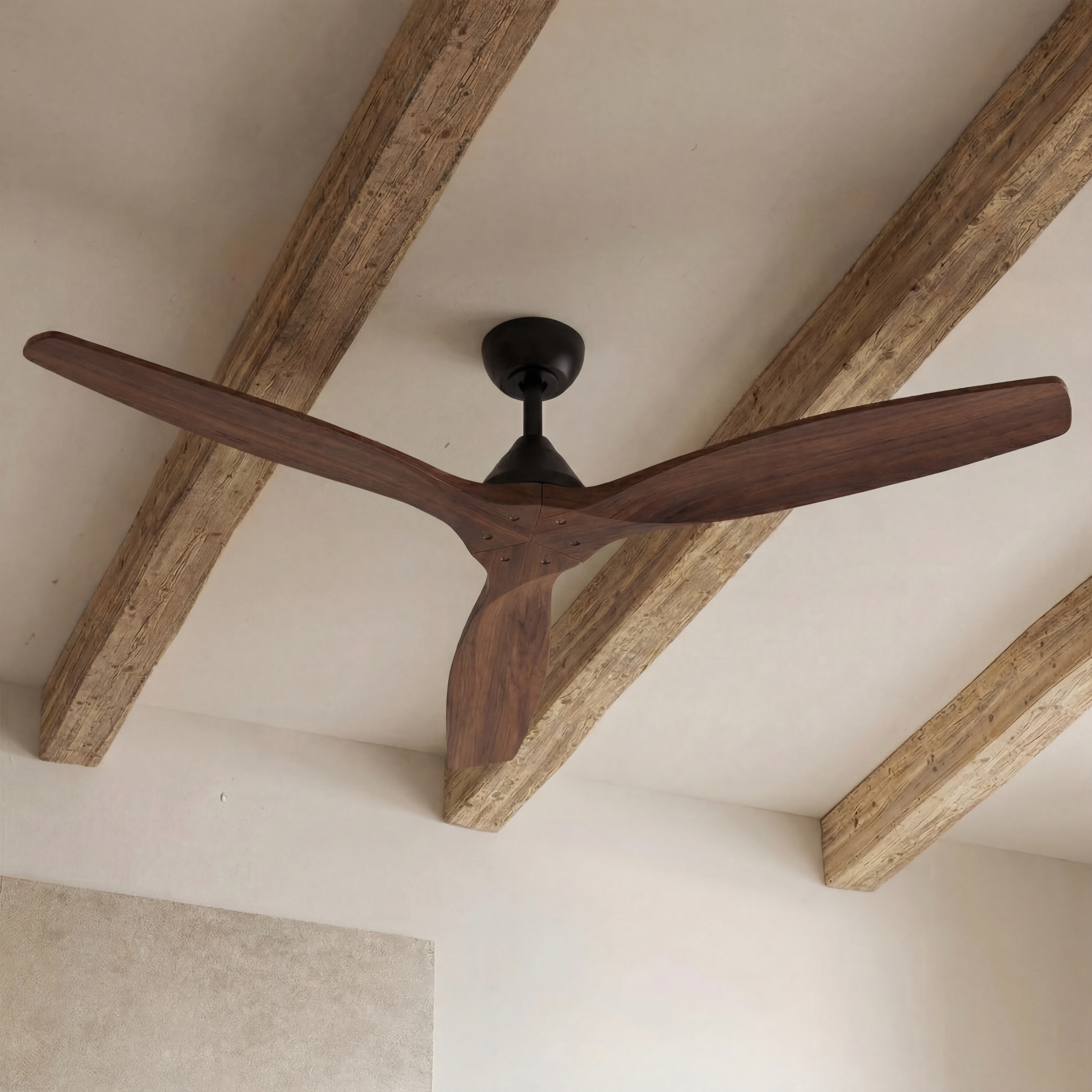 Dolomiti Ventilador de Techo Madera (132 cm / 112 cm)