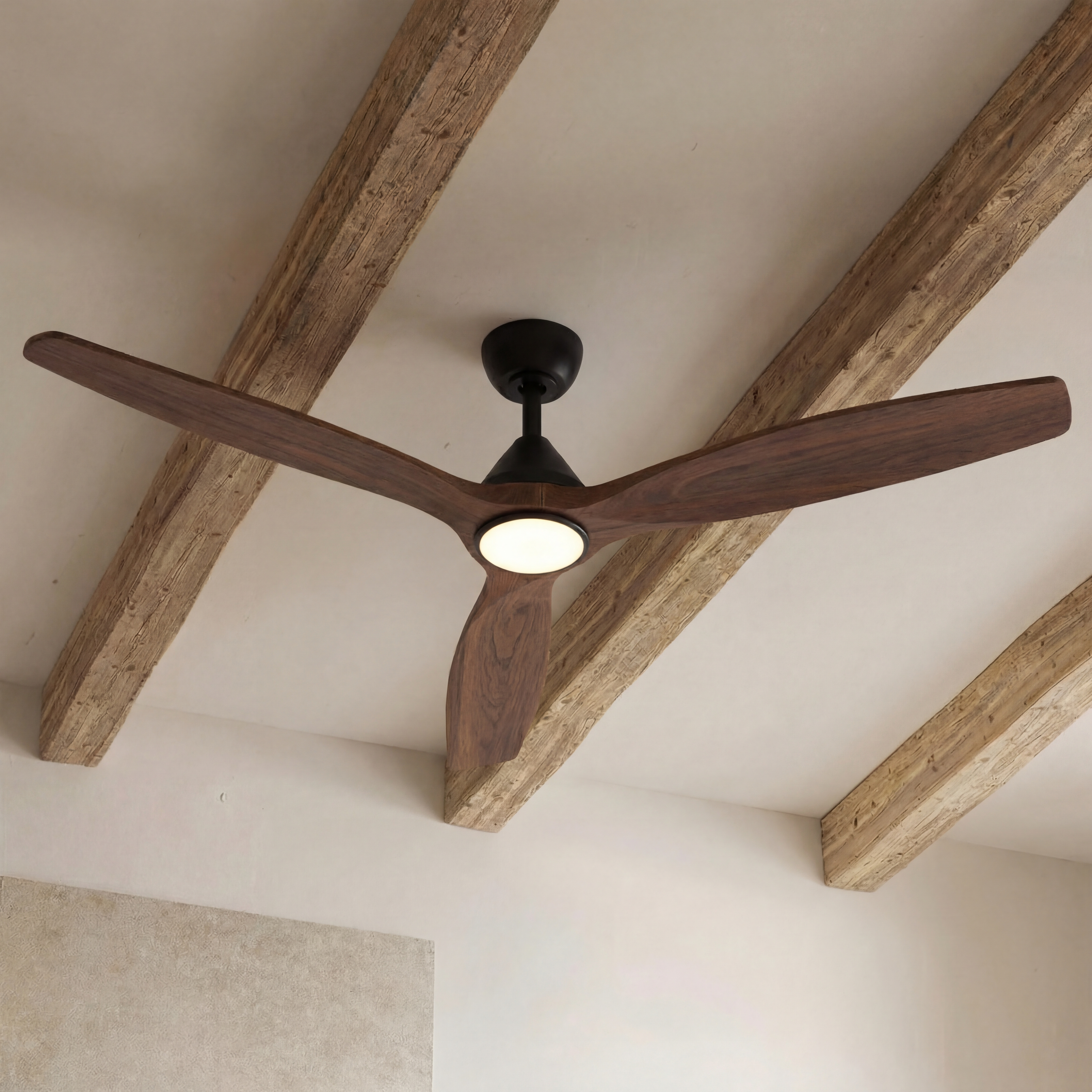 Dolomiti Ventilador de Techo Madera (132 cm / 112 cm)