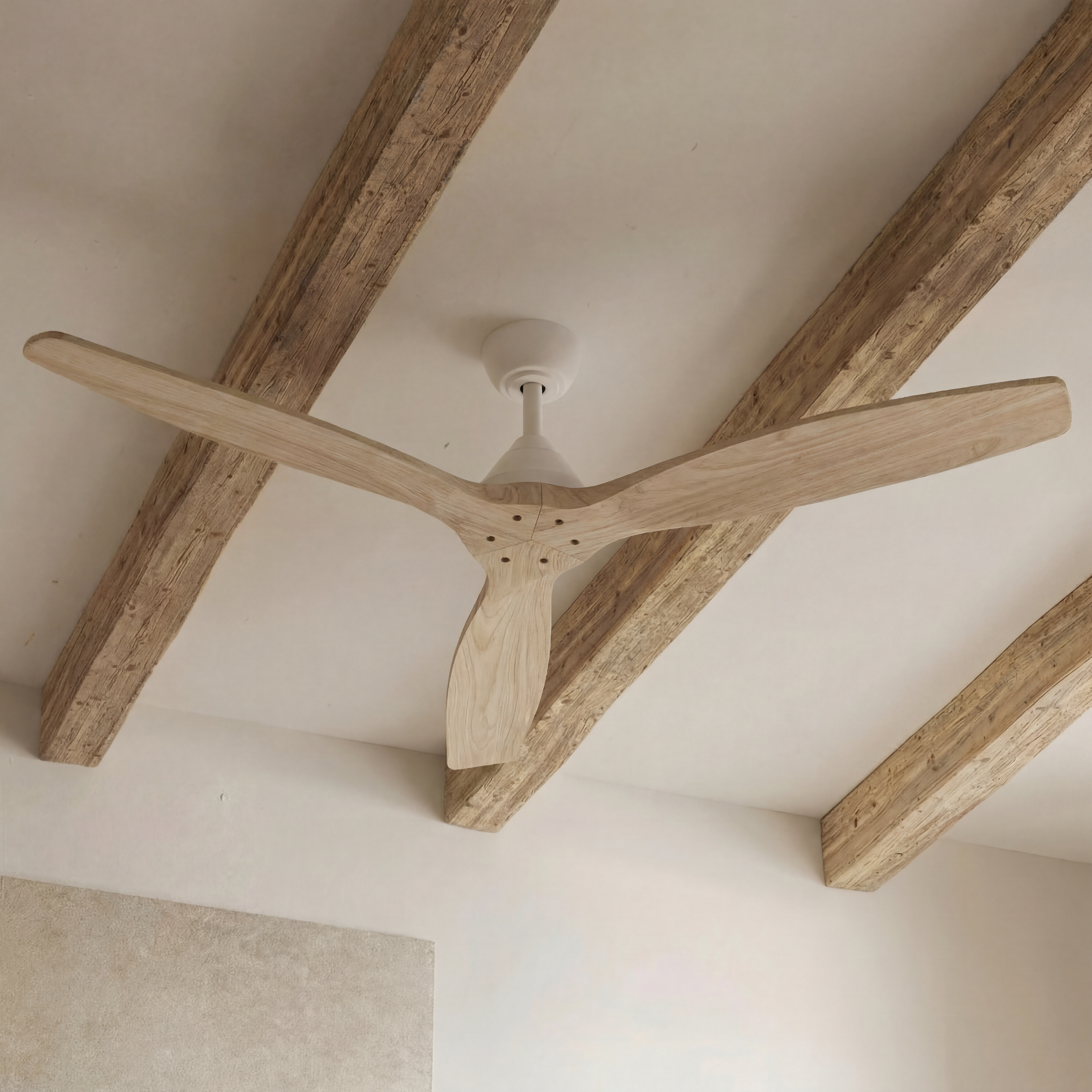 Dolomiti Ventilador de Techo Madera (132 cm / 112 cm)