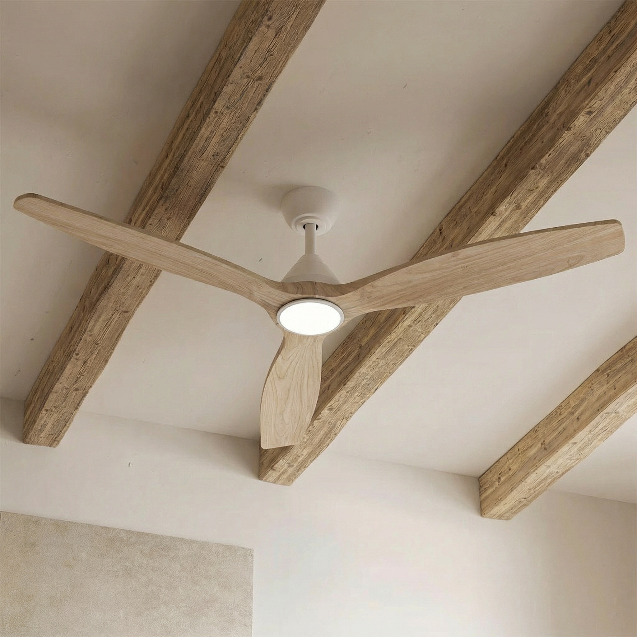 Dolomiti Ventilador de Techo Madera (132 cm / 112 cm)