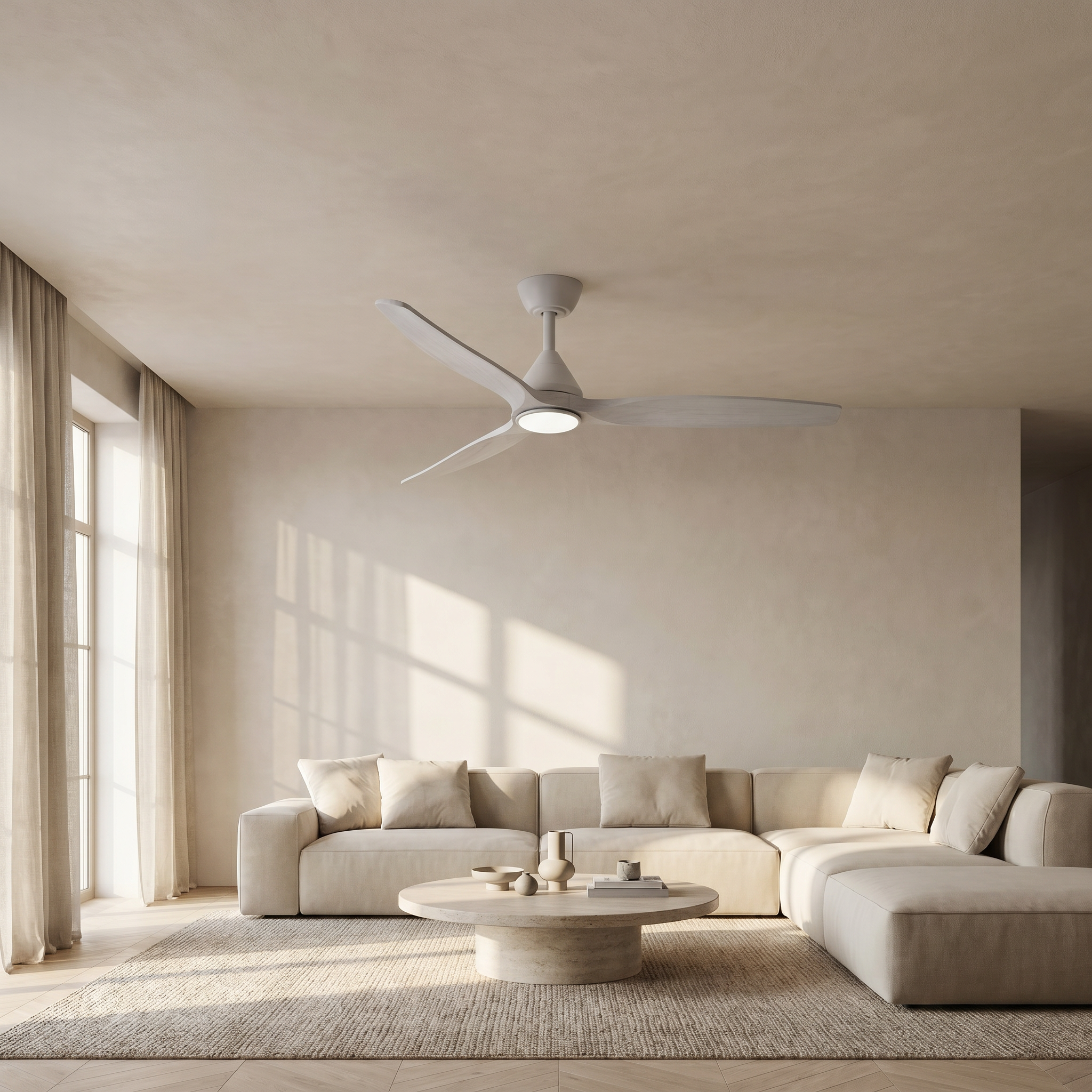 Dolomiti Ventilador de Techo Madera (132 cm / 112 cm)