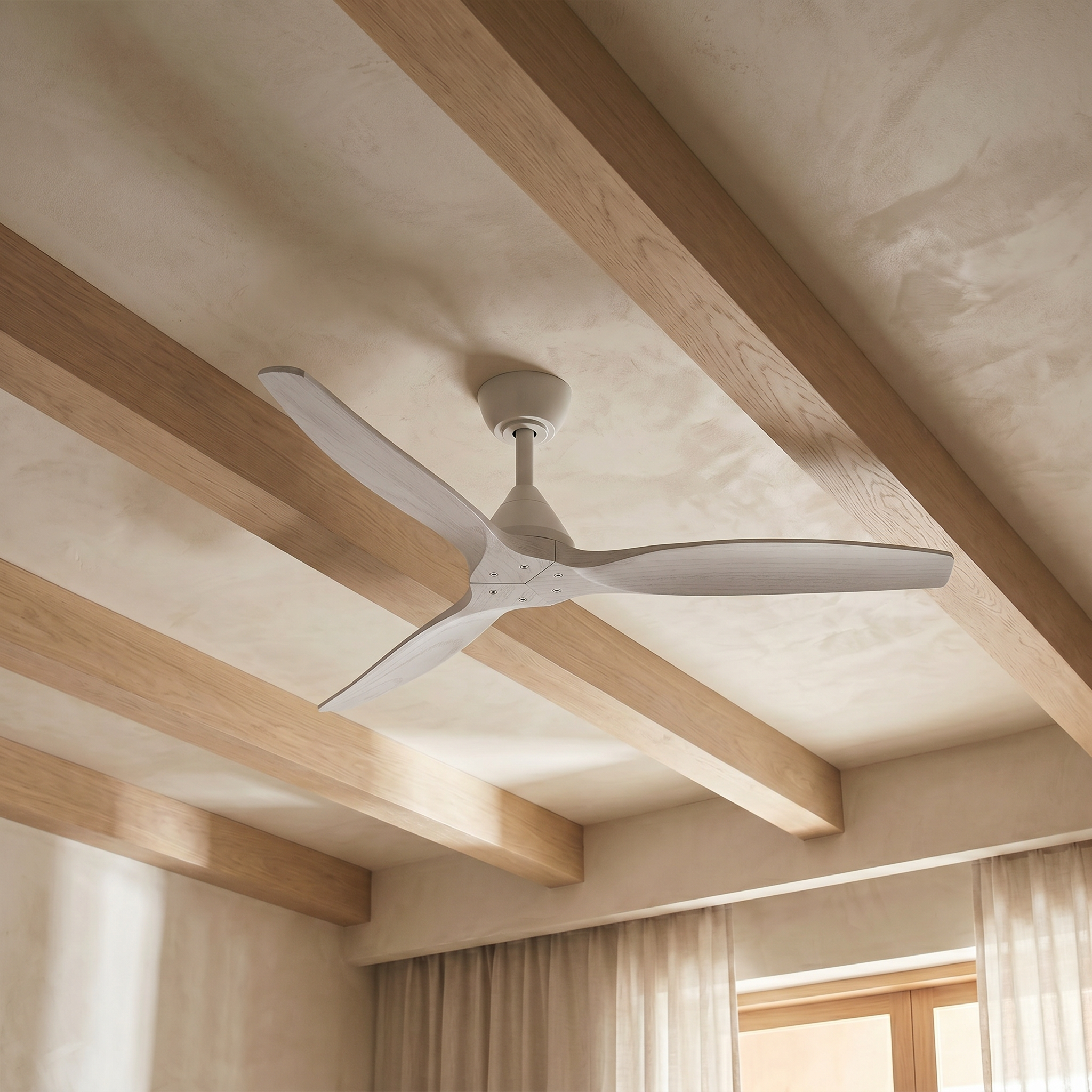 Dolomiti Ventilador de Techo Madera (132 cm / 112 cm)