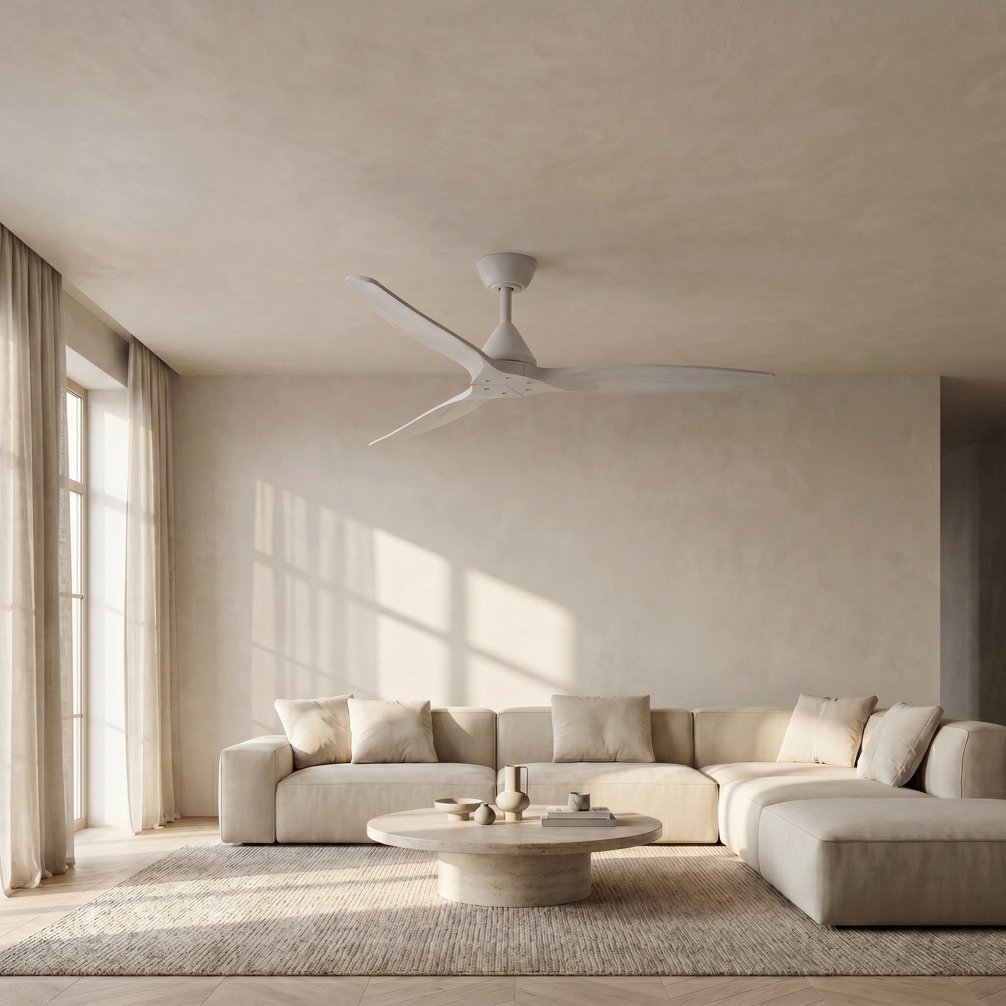 Dolomiti Ventilador de Techo Madera (132 cm / 112 cm)