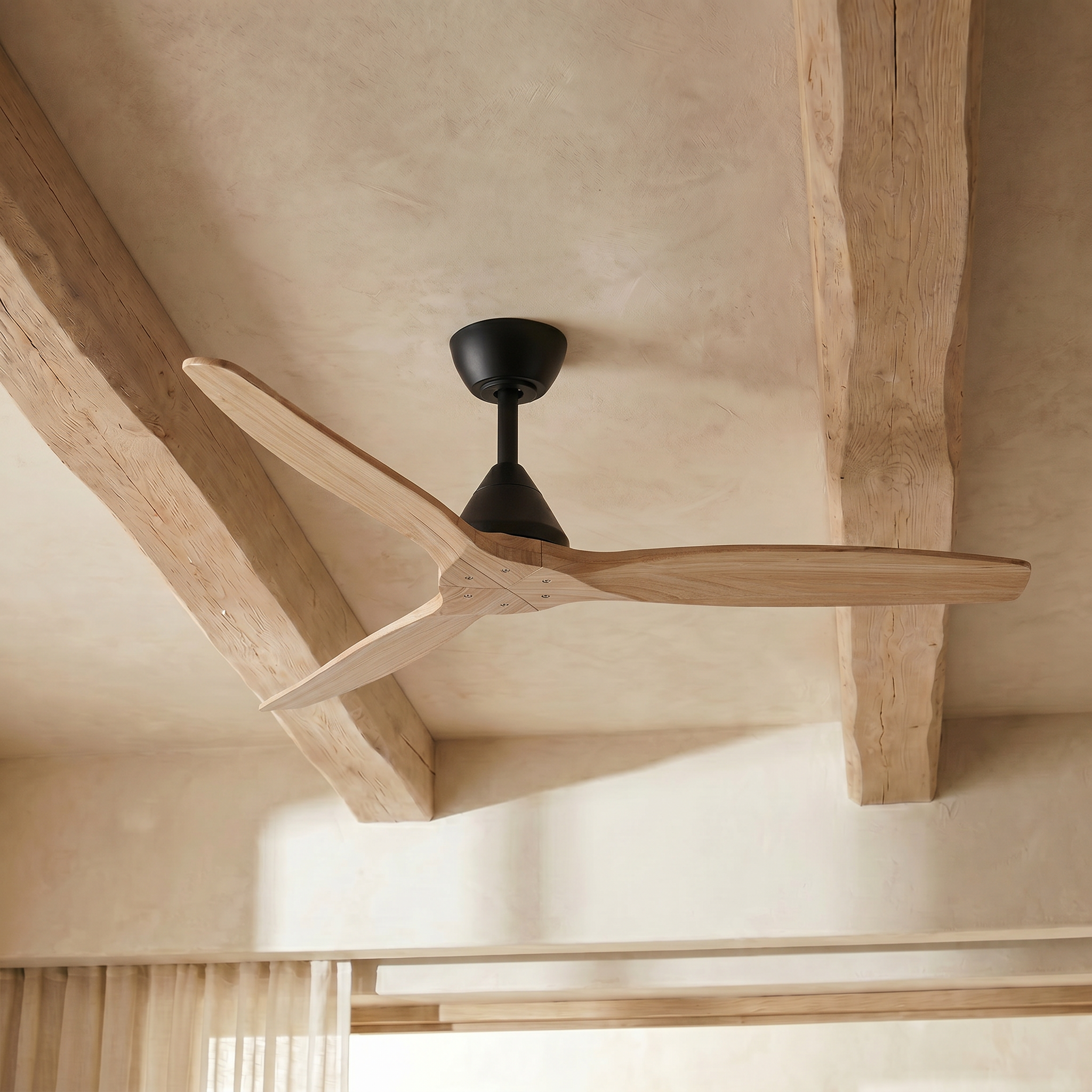 Dolomiti Ventilador de Techo Madera (132 cm / 112 cm)