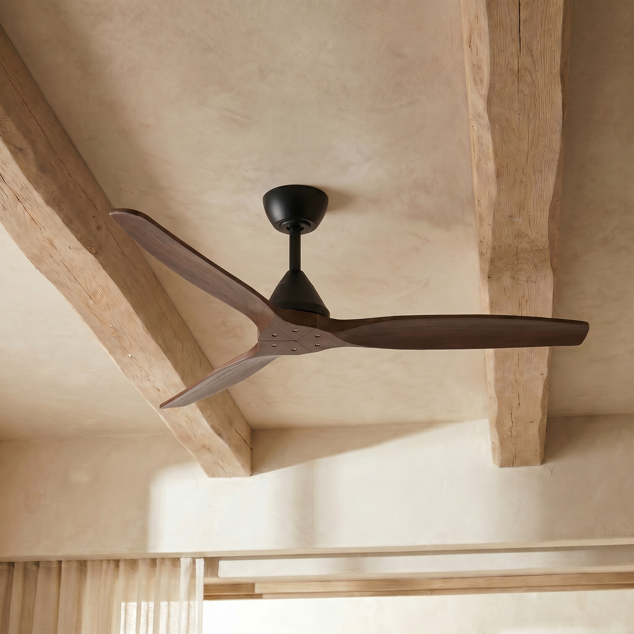 Dolomiti Ventilador de Techo Madera (132 cm / 112 cm)
