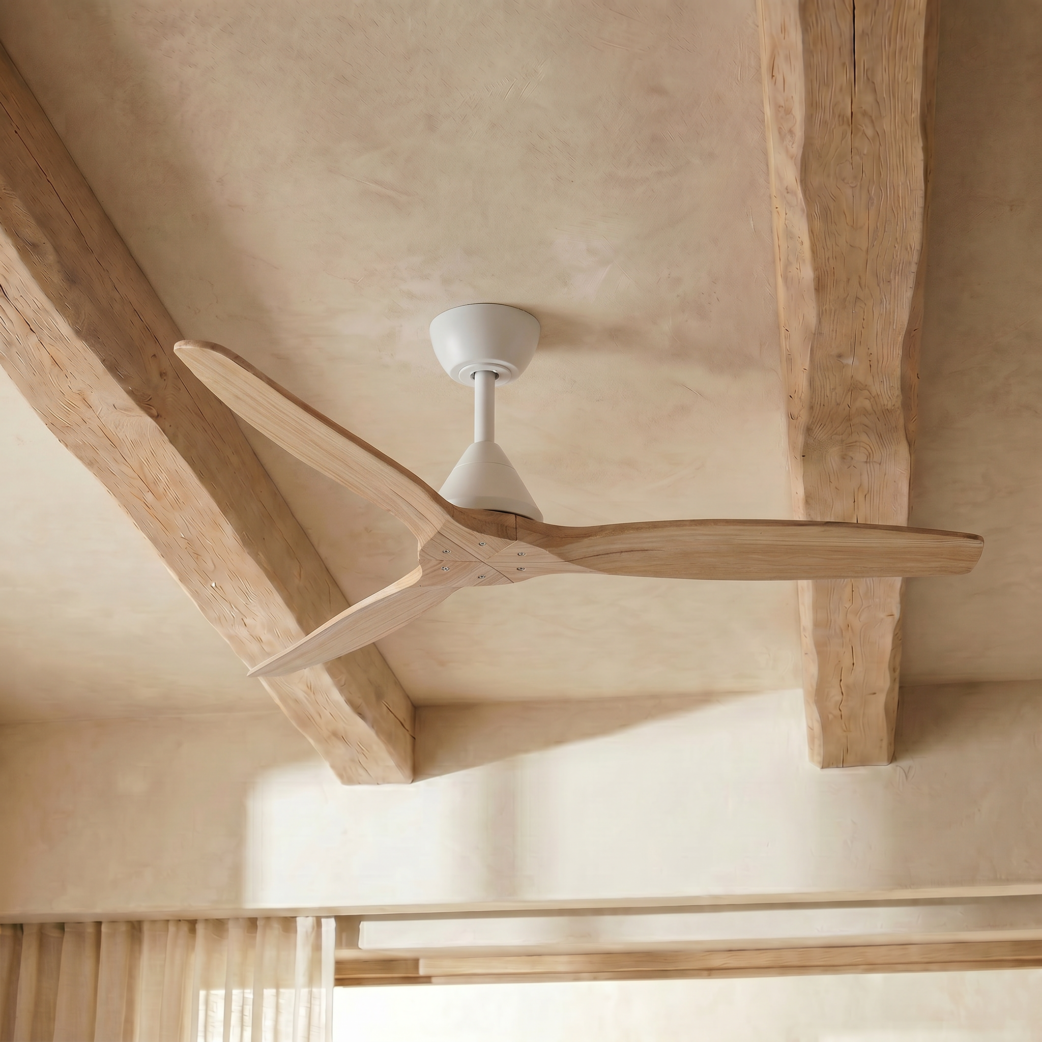 Dolomiti Ventilador de Techo Madera (132 cm / 112 cm)