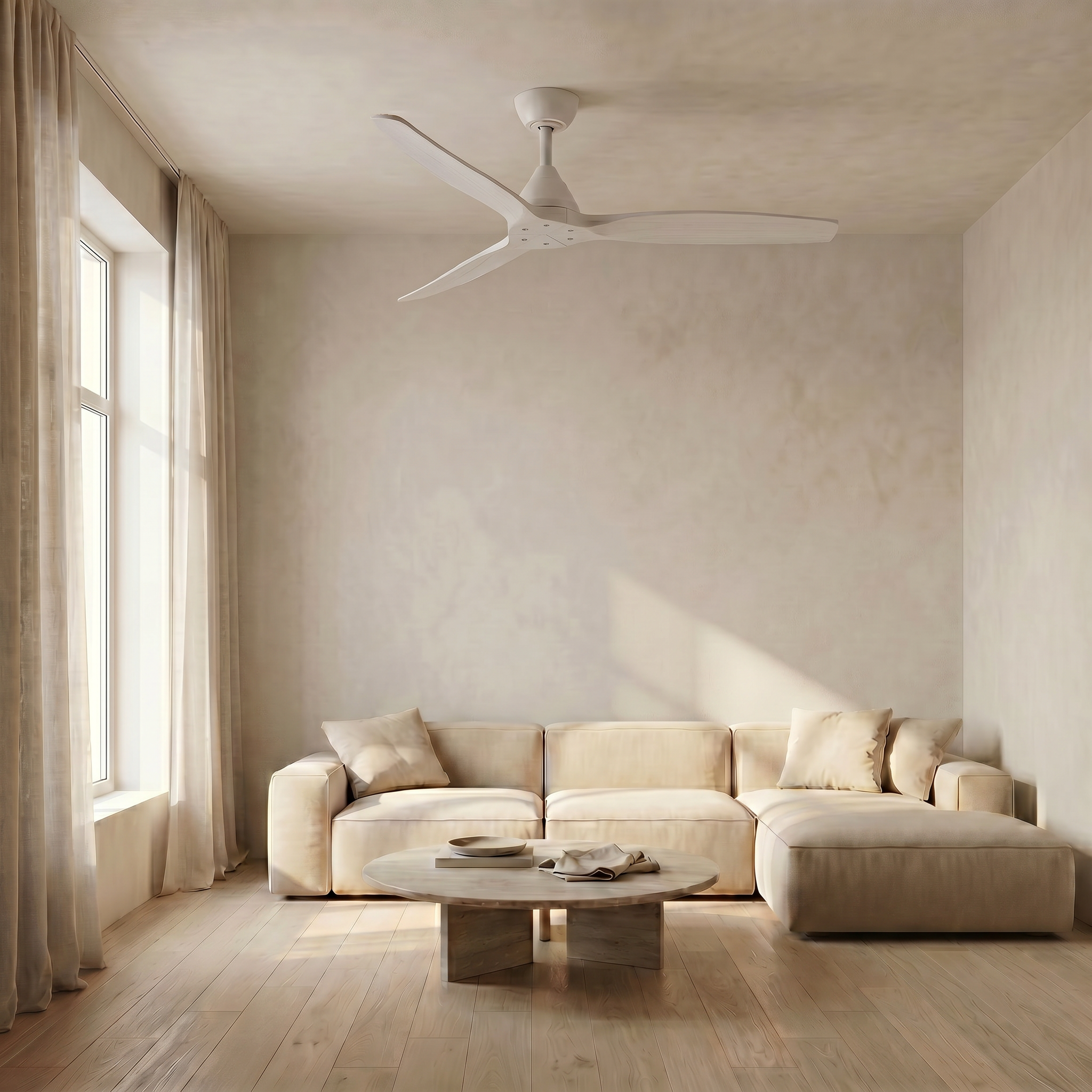 Dolomiti Ventilador de Techo Madera (132 cm / 112 cm)