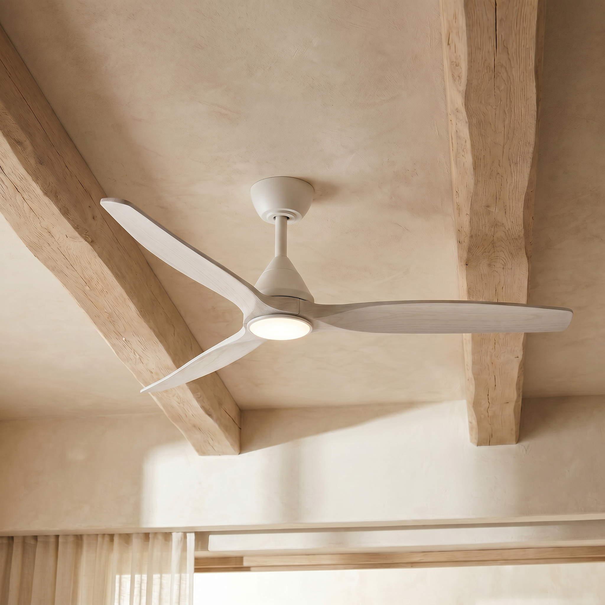 Dolomiti Ventilador de Techo Madera (132 cm / 112 cm)