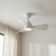 Turqueta Ventilador de Techo 83 cm (<8 m²) – 3 Aspas de ABS con luz LED, compacto