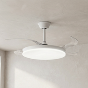 Milos Ventilador de Techo 55 cm (6-15 m²) – compacto con luz LED