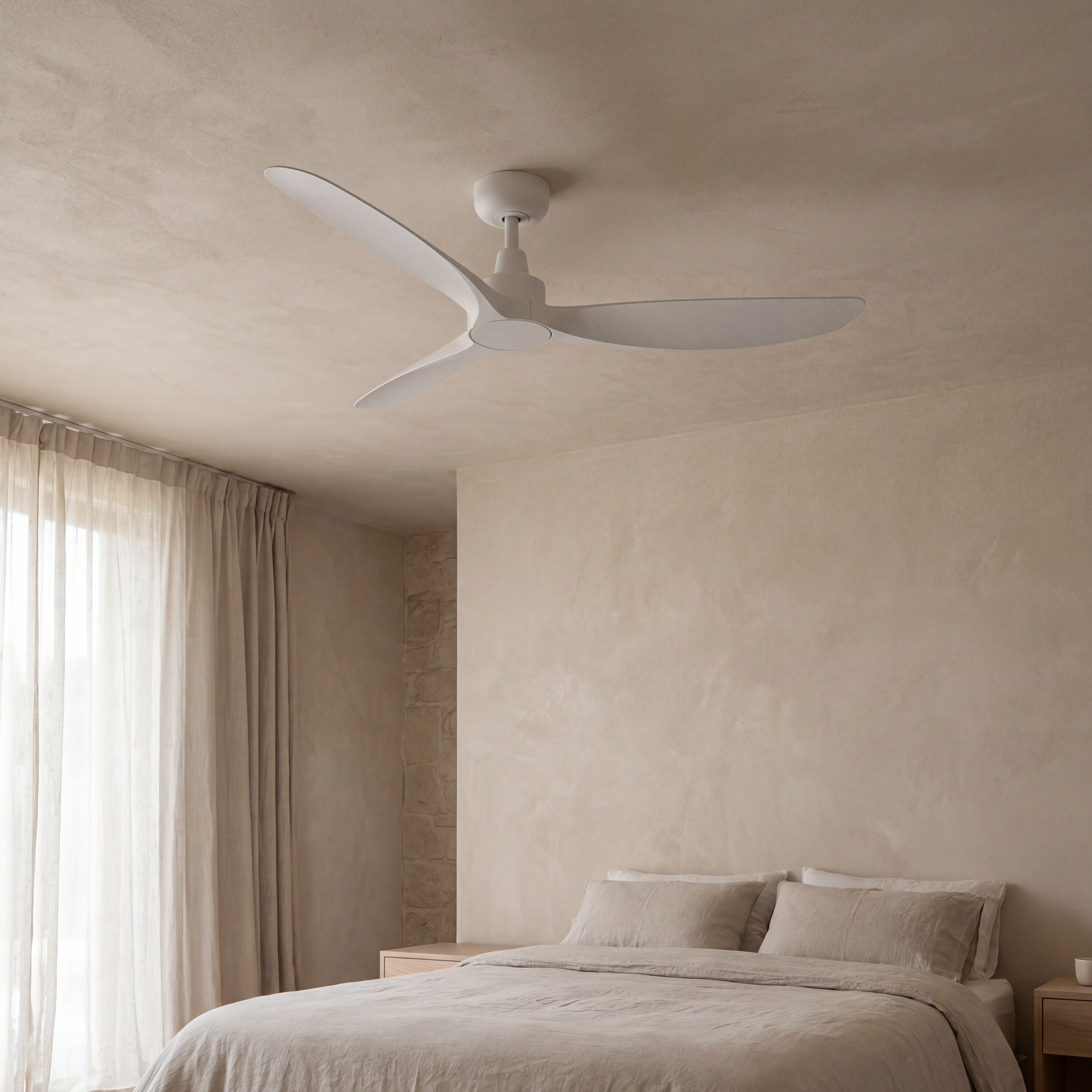 Marea Ventilador de Techo 132 cm (10-25 m²) – 3 Aspas de ABS