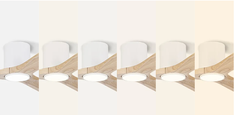 Créez l’atmosphère parfaite : le ventilateur avec lumière LED
le plus réglable du marché.